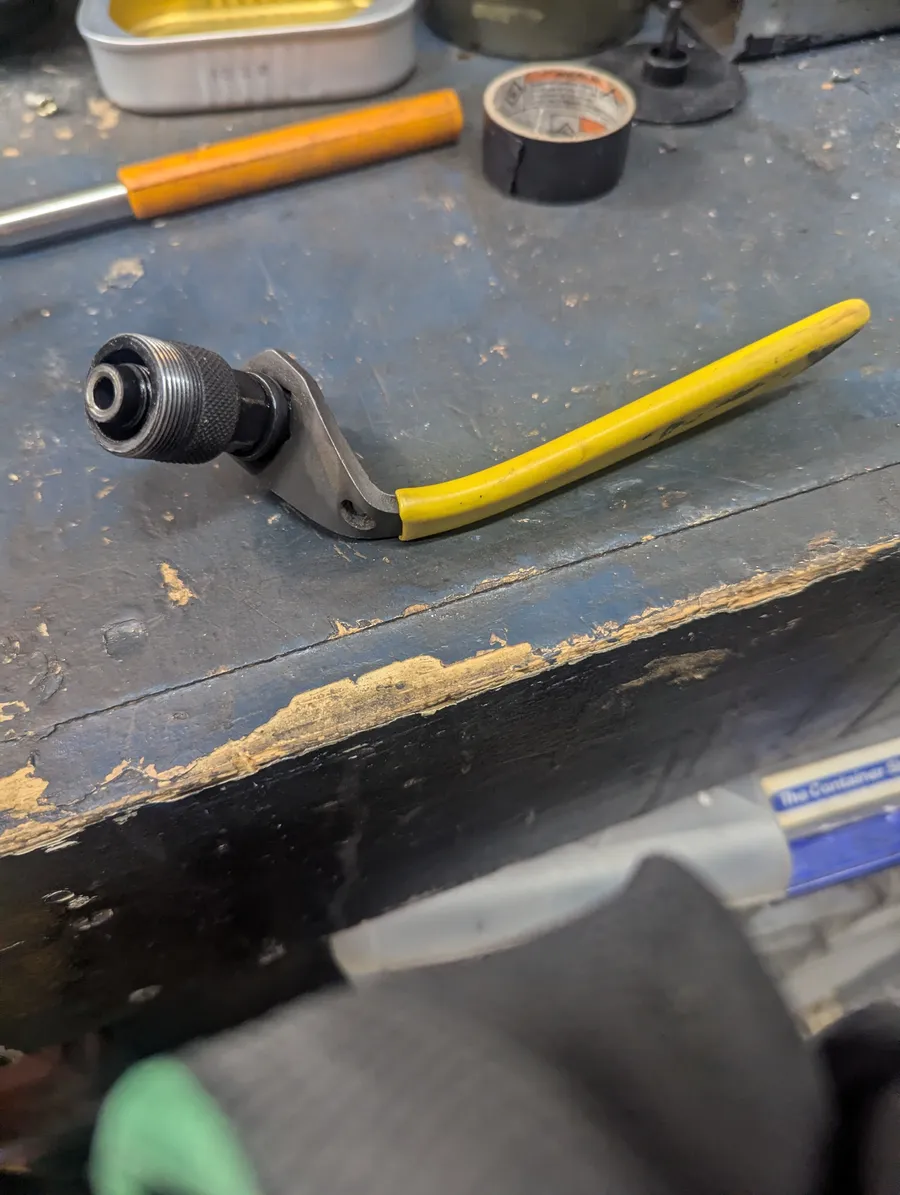 crank puller yielded during the feat of strength
