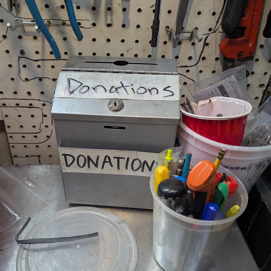 donation box