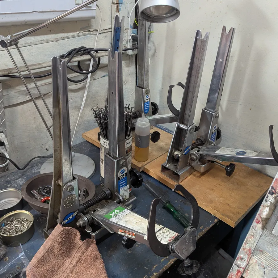 wheel truing stand