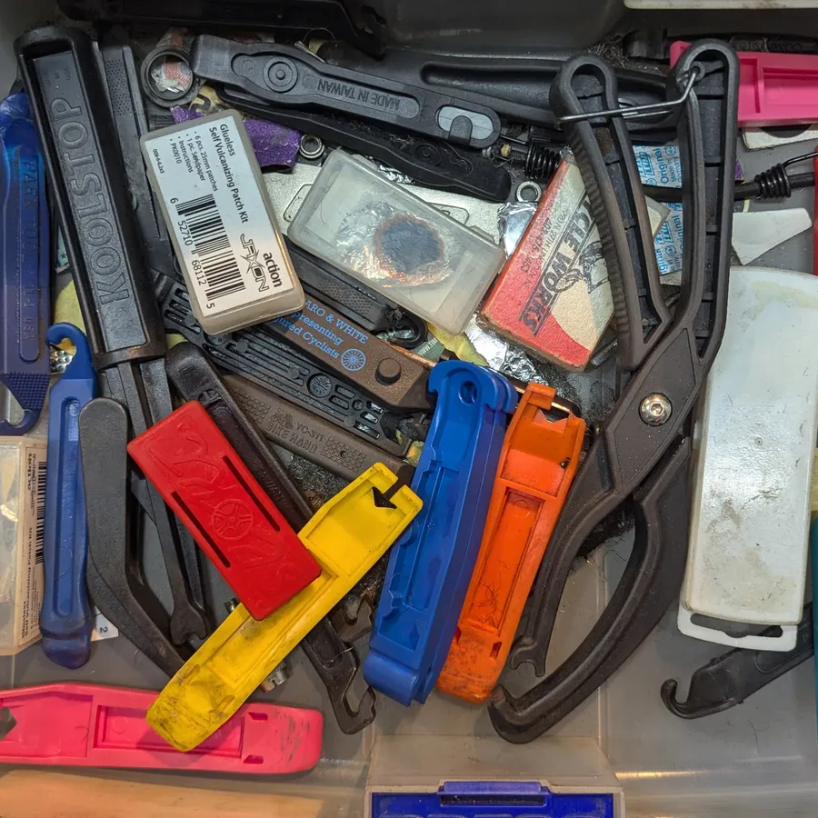 tire lever & patch kit