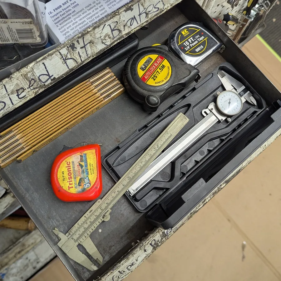 caliper & ruler